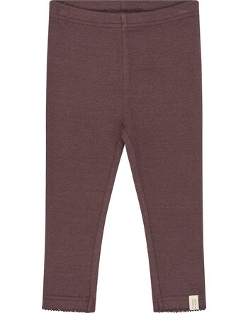 Petit Piao Leggings in Rippoptik aus Bio-Baumwolle und Modal - Huckleberry