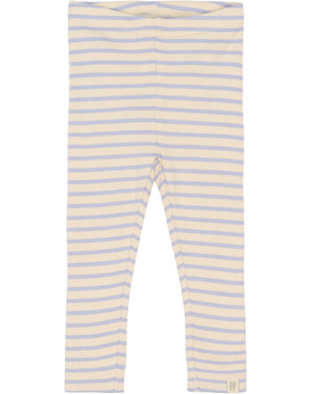Petit Piao Leggings in Rippoptik aus Bio-Baumwolle und Modal - Cosmic Sky Striped