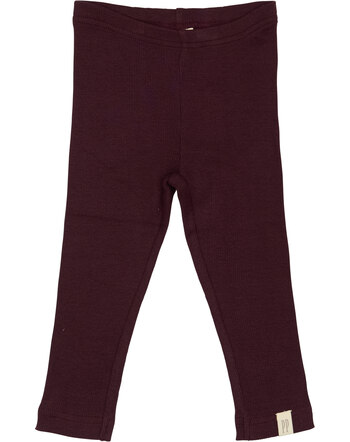 Petit Piao Leggings aus Modal & Bio-Baumwolle - Dark Grape