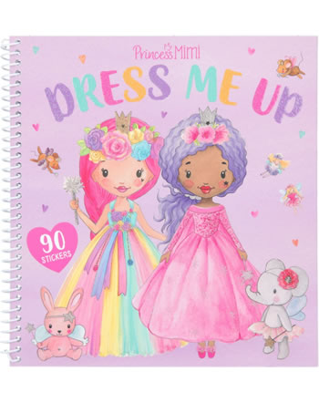 Princess Mimi Dress me up livre à colorier avec autocollantes 12019