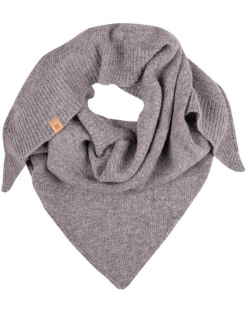 Pure Pure by Bauer Damen-Dreieckstuch aus Merinowolle & Cashmere - Grau-Melange 🩶🌿