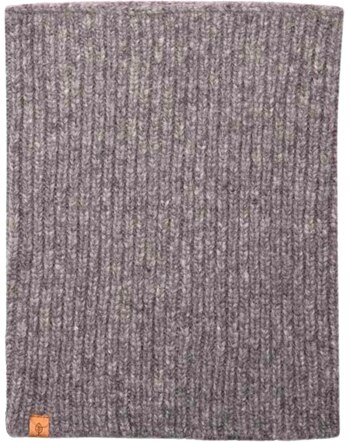 Pure Pure by Bauer Damen-Loop/Schlauchschal aus Baby-Alpaka, Merinowolle & Baumwolle - Grau-Melange