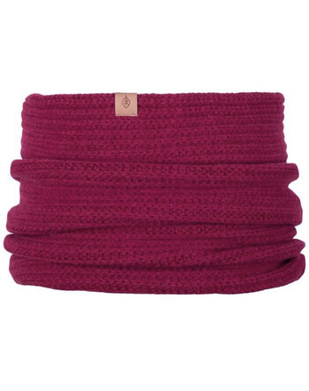 Pure Pure by Bauer Damen-Loopschal aus Merinowolle & Kaschmir - Himbeere