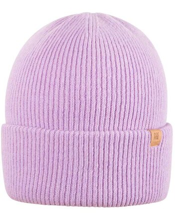 Pure Pure by Bauer Damen-Mütze aus Merinowolle und Kaschmir - Lilac