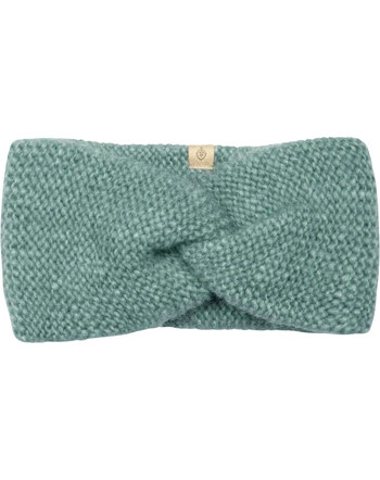 Pure Pure by Bauer Damen-Stirnband aus Baby-Alpaka, Merinowolle & Baumwolle - Salbei