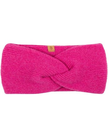Pure Pure by Bauer Damen-Stirnband aus Merinowolle & Kaschmir - Pink
