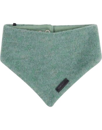 Pure Pure by Bauer Dreieckstuch aus Bio-Merinowoll- & Bio-Baumwollfleece - Salbei