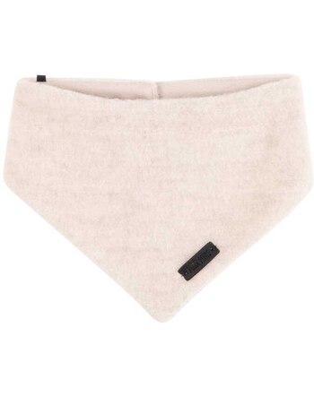 Pure Pure by Bauer Dreieckstuch aus Bio-Merinowolle & Bio-Baumwollfleece - Woll-Weiss