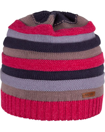 Pure Pure by Bauer Knitted hat lined wool/silk pink 0911342-14 GOTS