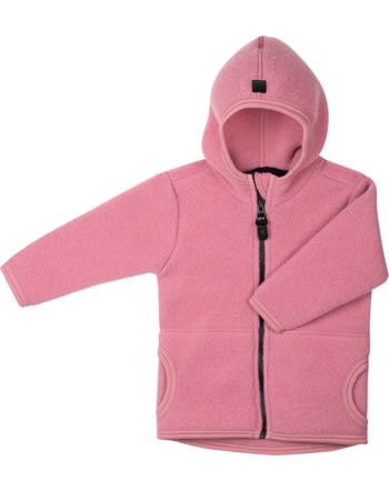 Pure Pure by Bauer Hooded jacket wool fleece dusty-pink