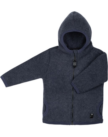 Pure Pure by Bauer Hooded jacket wool fleece marine