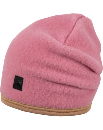 Pure Pure by Bauer Hat Kids Beanie wool fleece dusty-pink 0903042-141 GOTS