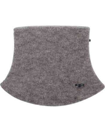 Pure Pure by Bauer Schlupf-Schal aus Merinowoll-Fleece - Stein-Grau