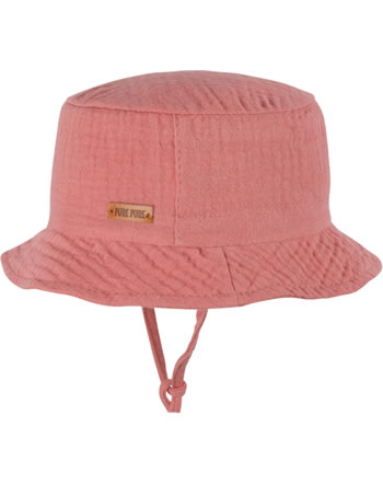 Pure Pure by Bauer sun hat with brim BABY mauve-wood
