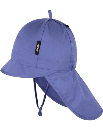 Pure Pure by Bauer Sonnenhut mit Nackenschutz & UPF 50+ zum Binden - Bluebell
