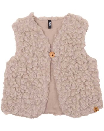 Pure Pure by Bauer Teddy-Weste aus Bio-Schurwolle & Baumwolle - Kaschmir