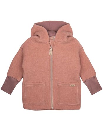 Pure Pure by Bauer Walk-Jacke aus Schurwolle & Baumwolle - Dusty-Rose