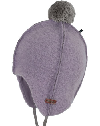 Pure Pure by Bauer hat boiled wool mauve 0602112-282 GOTS