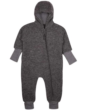Pure Pure by Bauer Walk-Overall mit Kapuze - Grau Melange