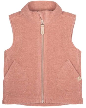 Pure Pure by Bauer Walk-Weste aus Schurwolle & Baumwolle - Dusty-Rose