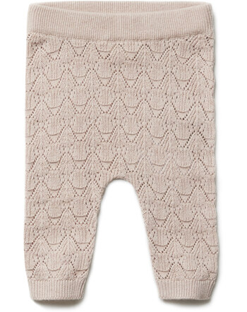 Puri Organic Ajourstrick-Bundhose aus Bio-Baumwolle/Seide - Cameo Rose