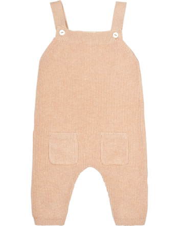 Puri Organic Baby dungarees made of pearl knit almond SI66 GOTS