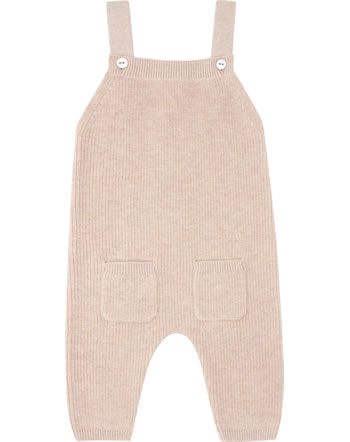 Puri Organic Baby dungarees made of pearl knit rose SI66 GOTS