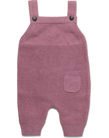 Puri Organic Baby-Stricklatzhose aus Bio-Baumwolle/Schurwolle - Granatapfel 💗🌿