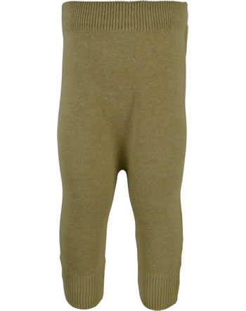 Puri Organic sarouel pantalon en maille olive LIN 204 GOTS