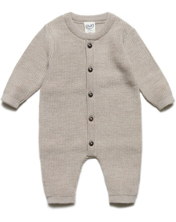 Puri Organic Overall aus 100 % Merinowolle - Naturmelange