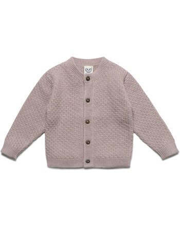 Puri Organic Strick-Cardigan aus Bio-Baumwolle/Schurwolle - Peanut 💗🌿