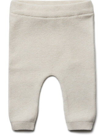 Puri Organic Strickhose aus Bio-Baumwolle/Seide - Ecru