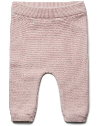 Puri Organic Strickhose aus Bio-Baumwolle/Seide - Rose