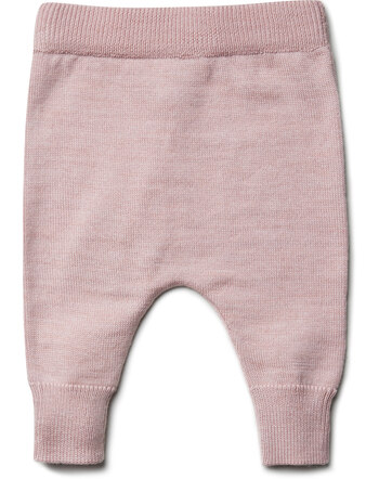 Puri Organic Strickhose aus Merinowolle/Seide - Blush