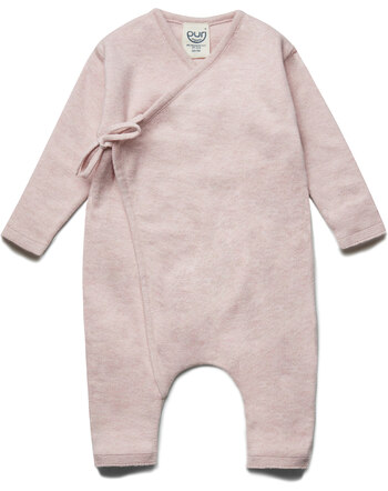 Puri Organic Wickel-Overall aus Bio-Baumwolle/Seide - Rose