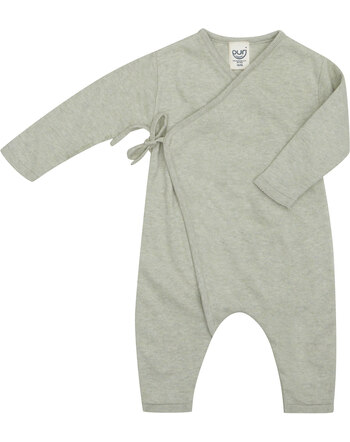 Puri Organic Wickel-Overall aus Bio-Baumwolle/Seide - Tea Green