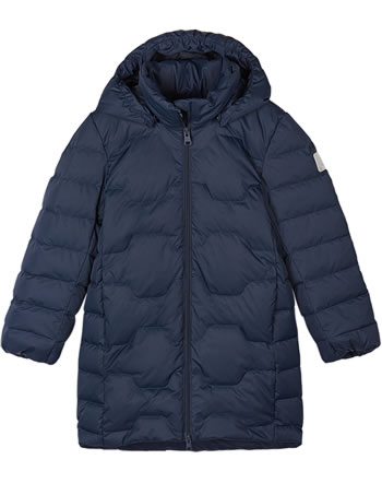 Reima Down coat with hood quilted structure LOIMAA navy 531538-6980