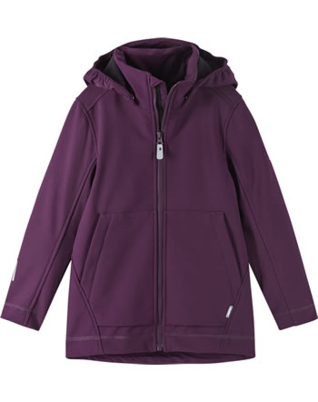 Reima Mädchen Softshell-Jacke mit Fleecefutter ESPOO deep purple