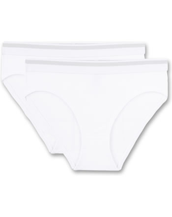 Sanetta Doppelpack Mädchen Slips Unterhosen white 346592-10