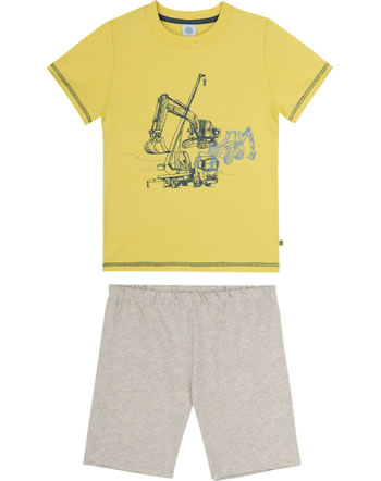 Sanetta Jungen Pyjama/Schlafanzug kurz sour lemon