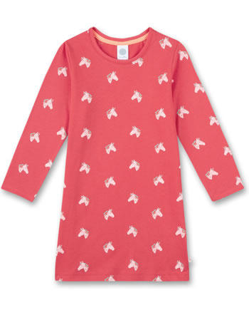 Sanetta Mädchen Nachthemd/Schlafshirt Langarm coral pink 232617-38127