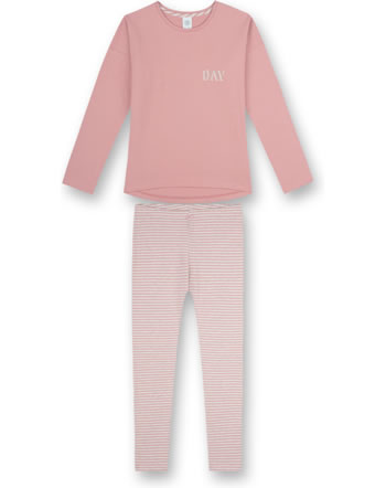 Sanetta Mädchen Pyjama/Schlafanzug lang rose dawn