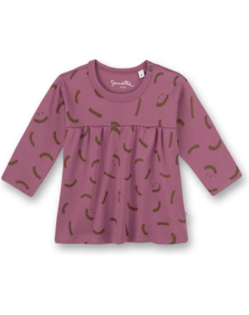 Sanetta Pure Mädchen Shirt Langarm Konfetti-Muster rosa/grün