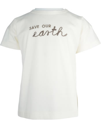 Sanetta Pure T-Shirt Kurzarm SAVE OUR EARTH whitewhisper