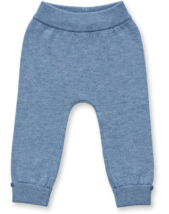 Sense Organics Baby-Hose 'Pablo' aus Merinowolle - Denim Melange