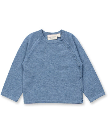 Sense Organics Wickeljacke 'Picasso' aus Merinowolle - Denim Melange