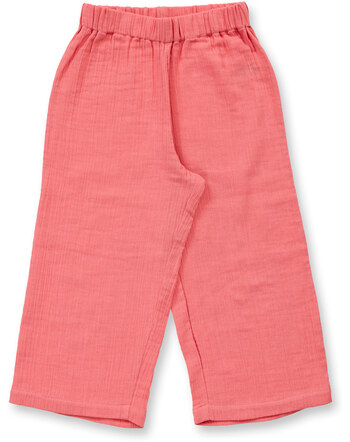 Sense Organics Musselin-Hose 'Lisann' aus Bio-Baumwolle - Pink Peach