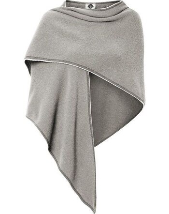 Stapf Damen-Dreieckstuch 'Bibi' aus Lammwollwalk - Mondstaub