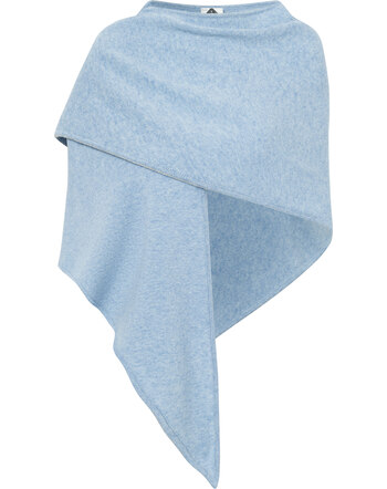 Stapf Damen-Dreieckstuch 'Bibi' aus Merinowolle - Azzurro