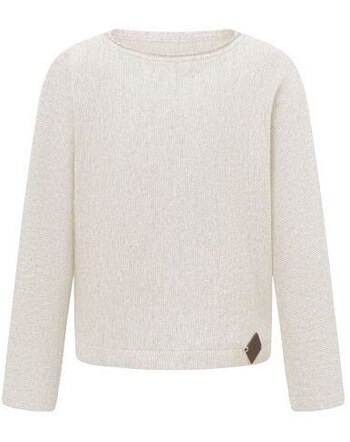 Stapf Pullover 'Halserspitz' aus 100% Schurwolle - écru